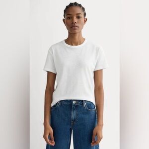 Everlane Box-Cut Tee in Linen / Cotton